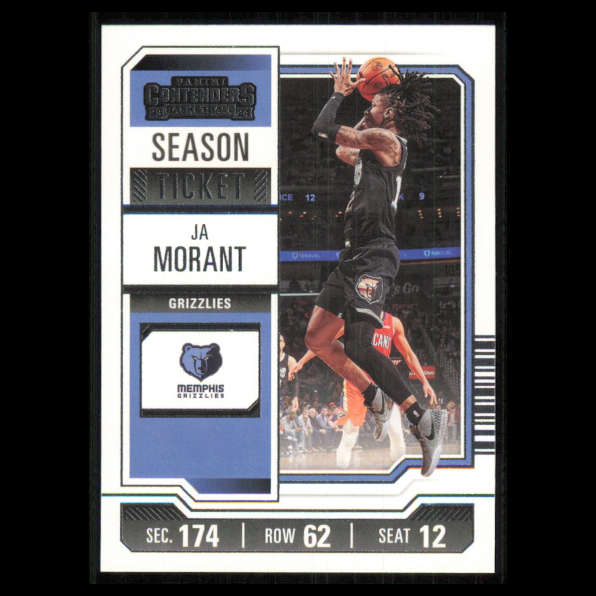 Ja Morant #74 2023 Panini Contenders Memphis Grizzlies Basketball Card NBA NM