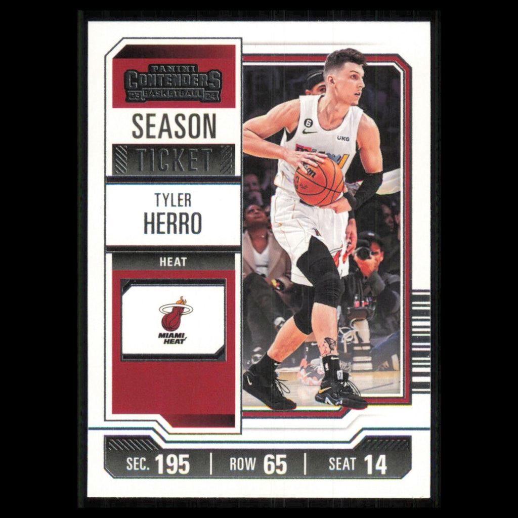 Tyler Herro #60 2023 Panini Contenders Miami Heat Basketball Card NBA NM