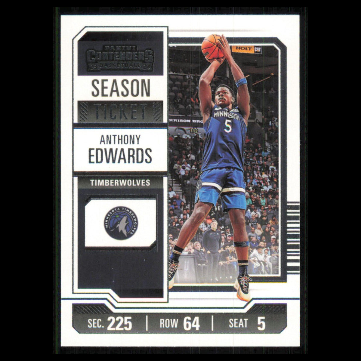 Anthony Edwards #62 2023 Panini Contenders Minnesota Timberwolves Basketball NBA