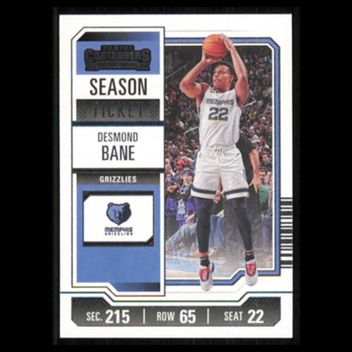 Desmond Bane #96 2023 Panini Contenders Memphis Grizzlies Basketball Card NBA NM
