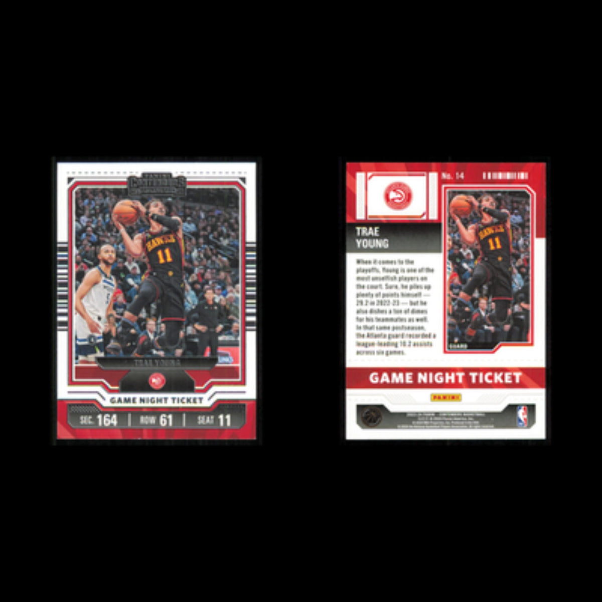 Trae Young #14 2023 Panini-Contenders Atlanta Hawks Basketball Card NBA NM