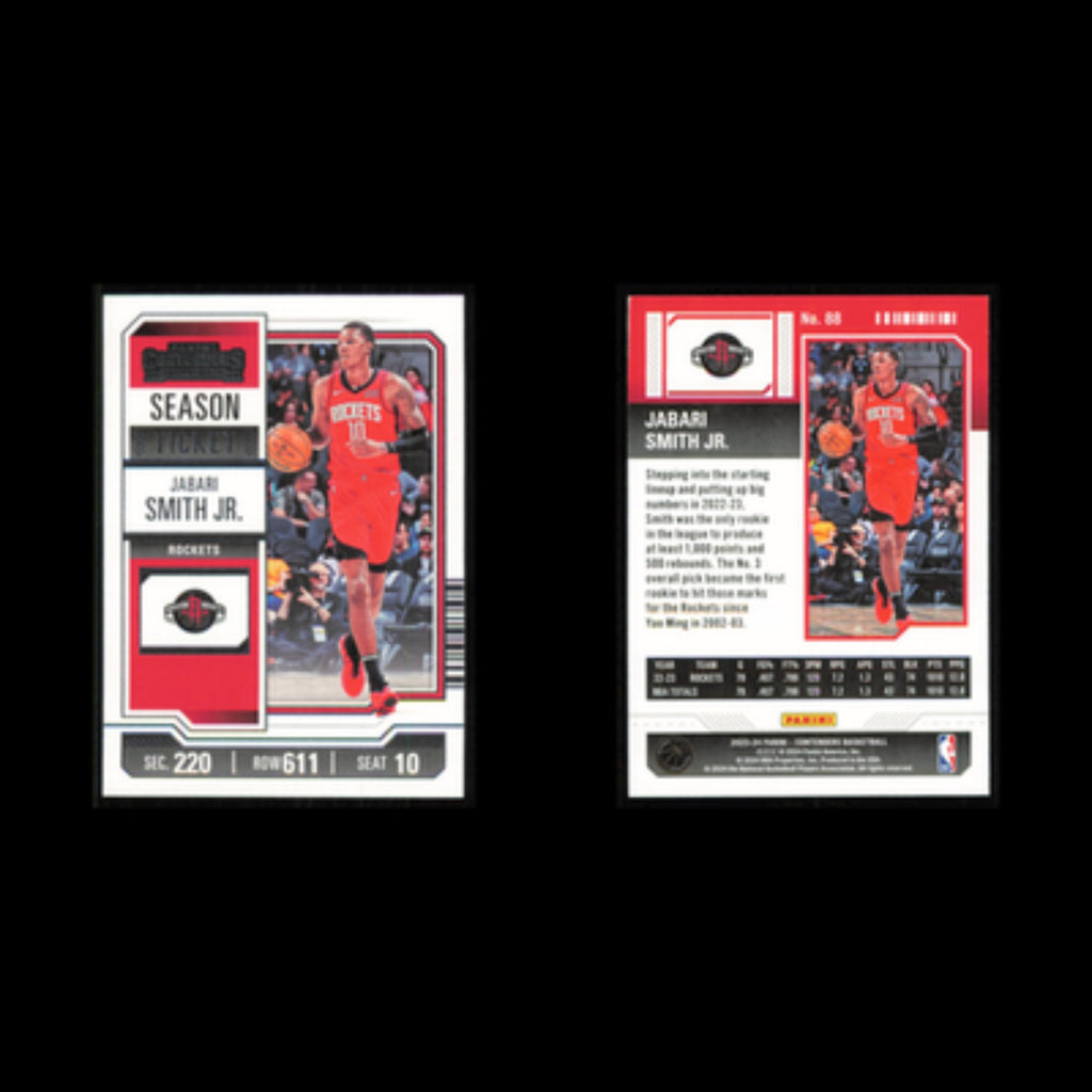 Jabari Smith Jr #88 2023 Panini Contenders Houston Rockets Basketball Card NBA