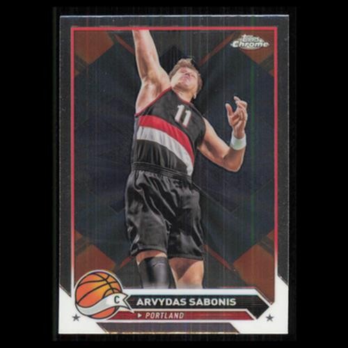 Arvydas Sabonis #17 2024 Topps Chrome Portland Trail Blazers Basketball Card NBA