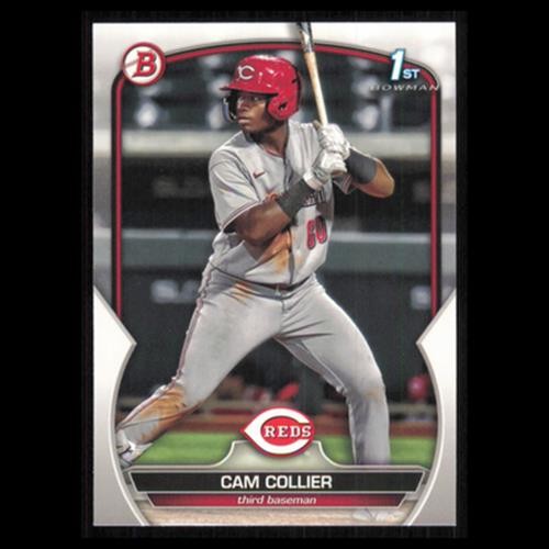 Cam Collier #BP-125 2023 Bowman Prospects Cincinnati Reds Baseball Card MLB NM