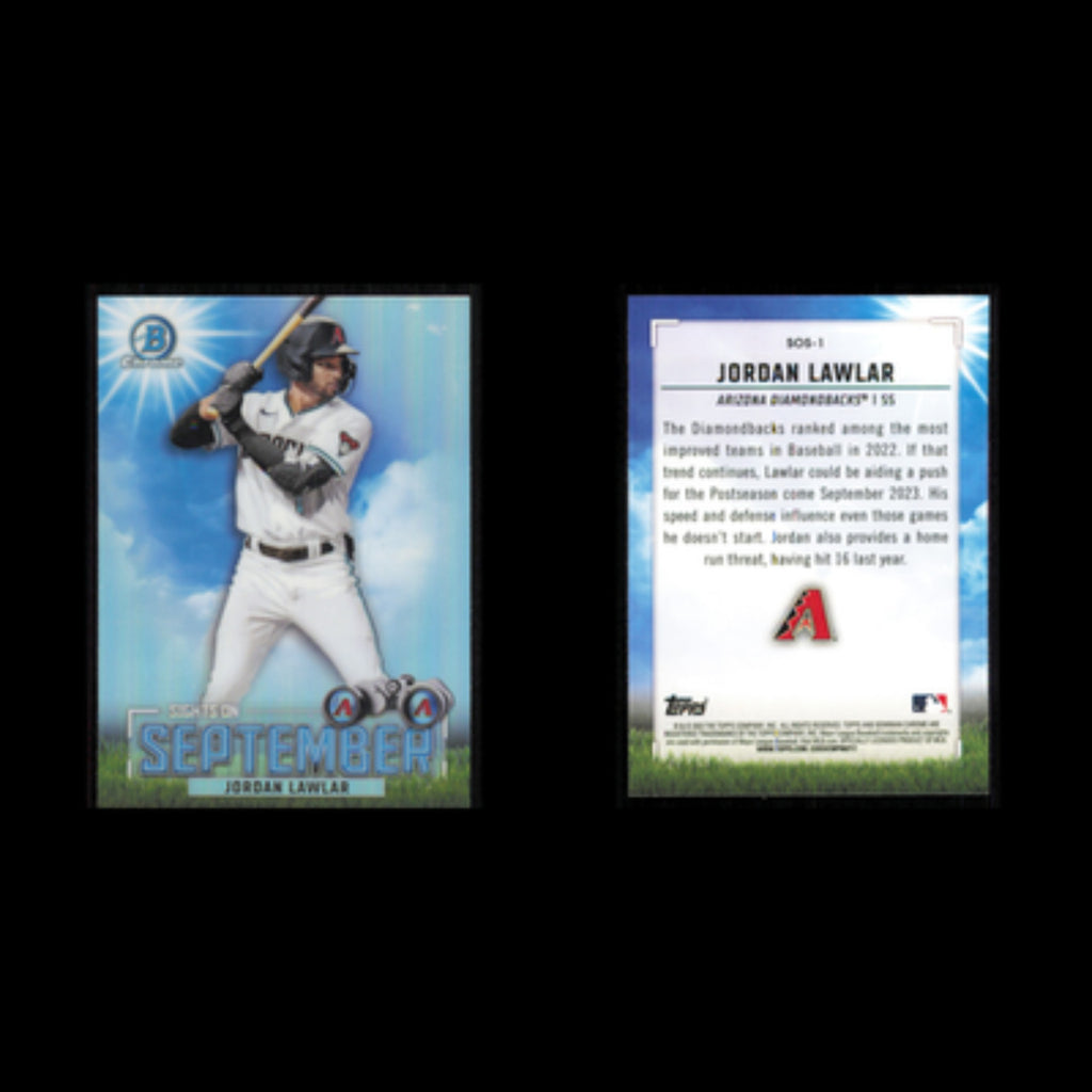 Jordan Lawlar #SOS-1 2023 Bowman Chrome Prospects Arizona Diamondbacks Baseball
