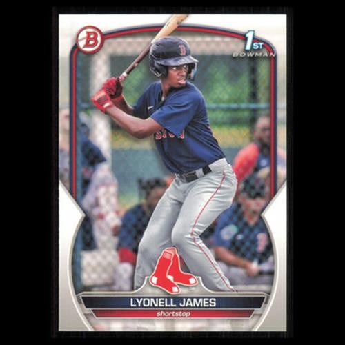 Lyonell James #BP-118 2023 Bowman Prospects Boston Red Sox Baseball Card MLB NM