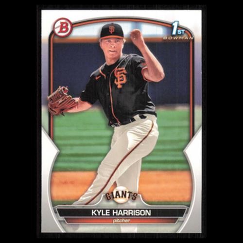 Kyle Harrison #BP-93 2023 Bowman Prospects San Francisco Giants Baseball Card NM