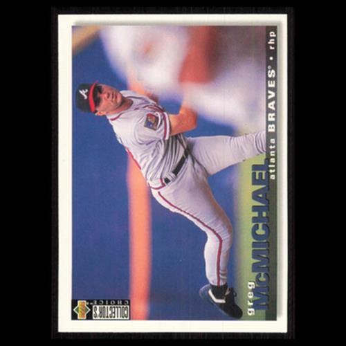 Greg McMichael #162 1995 Upper Deck Collectors Choice Atlanta Braves Baseball NM