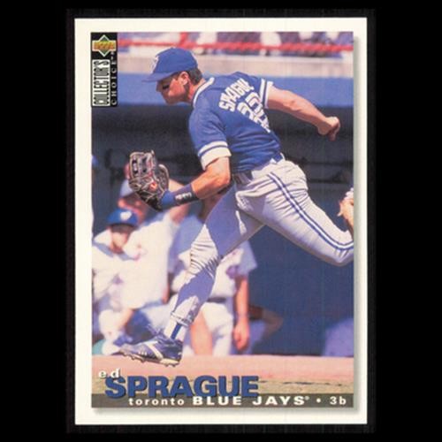 Ed Sprague #142 1995 Upper Deck Collectors Choice Toronto Blue Jays Baseball MLB