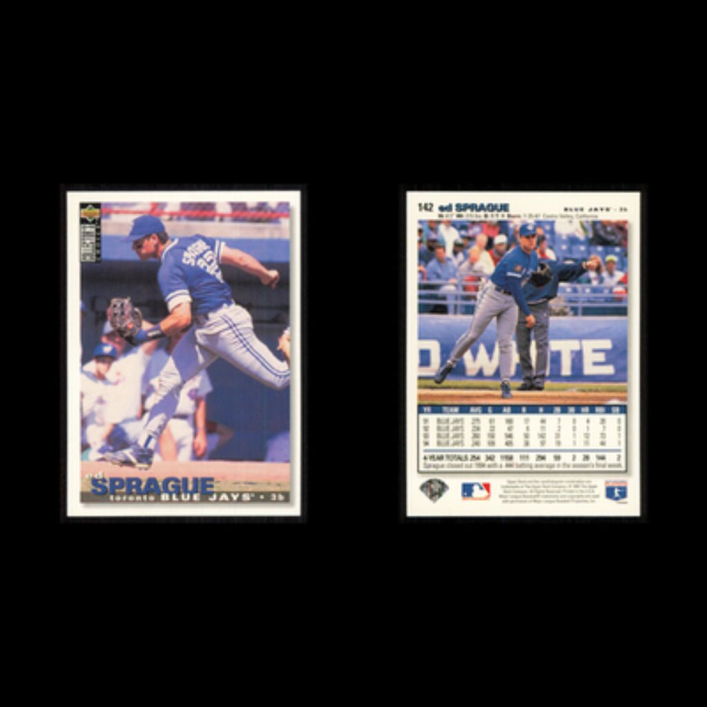 Ed Sprague #142 1995 Upper Deck Collectors Choice Toronto Blue Jays Baseball MLB