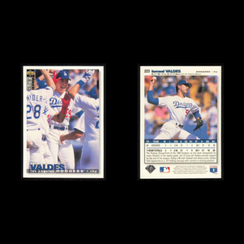 Ismael Valdes #223 1995 Upper Deck Collectors Choice Los Angeles Dodgers Card NM