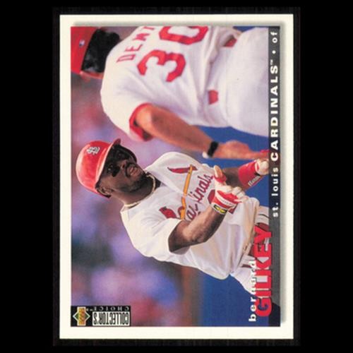 Bernard Gilkey #191 1995 Upper Deck Collectors Choice St. Louis Cardinals Card
