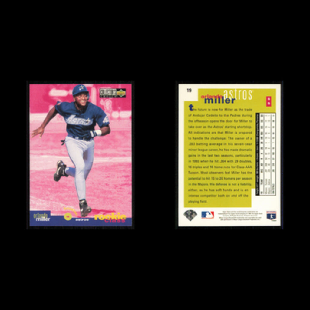 Orlando Miller Rookie #19 1995 Upper Deck Collectors Choice Houston Astros Card