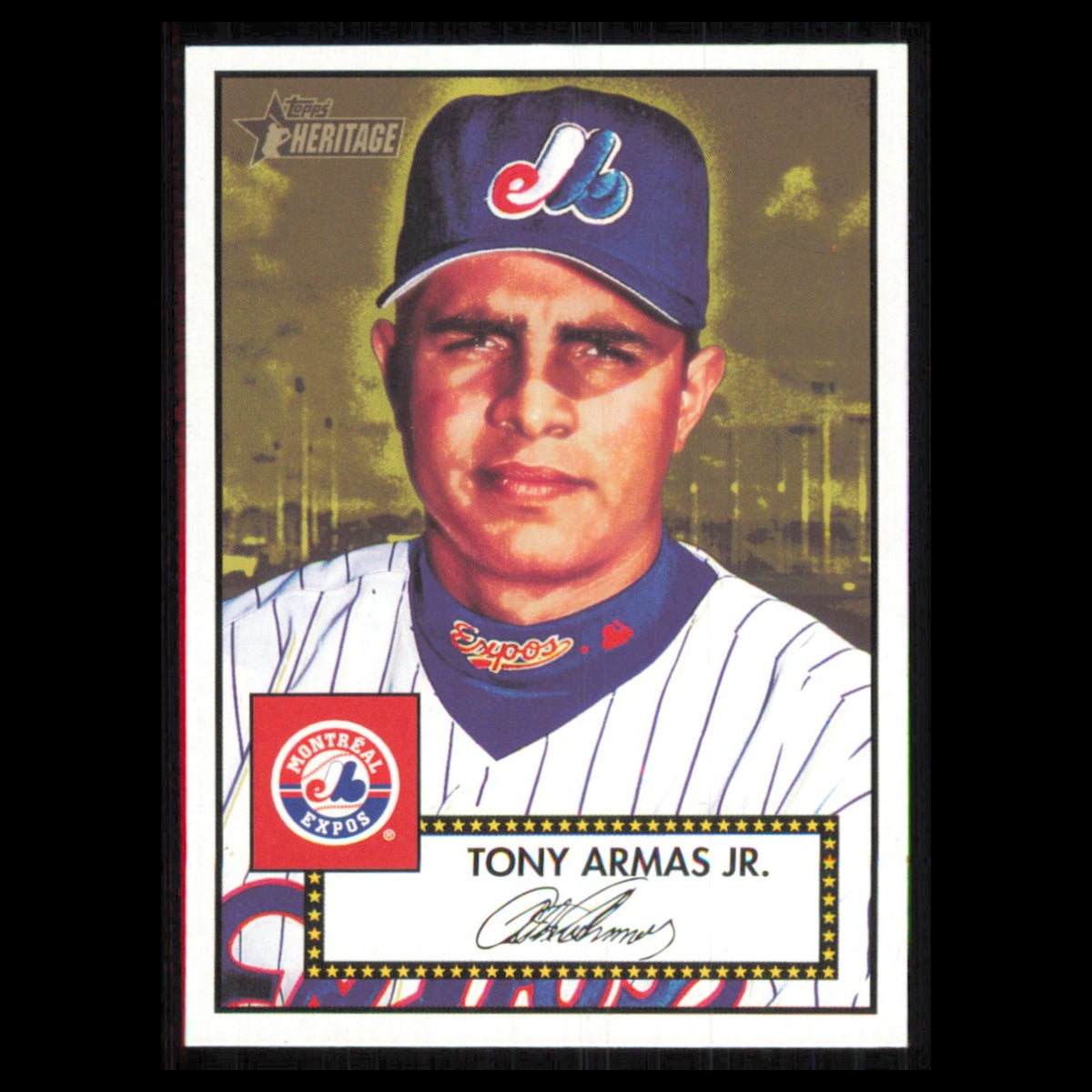 Tony Armas Jr. #84 2001 Topps Heritage Montreal Expos Baseball Card MLB NM
