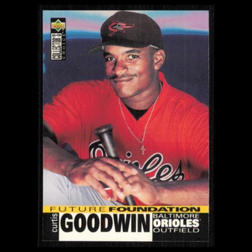Curtis Goodwin Rookie #37 1995 Upper Deck Collectors Choice Baltimore Orioles NM