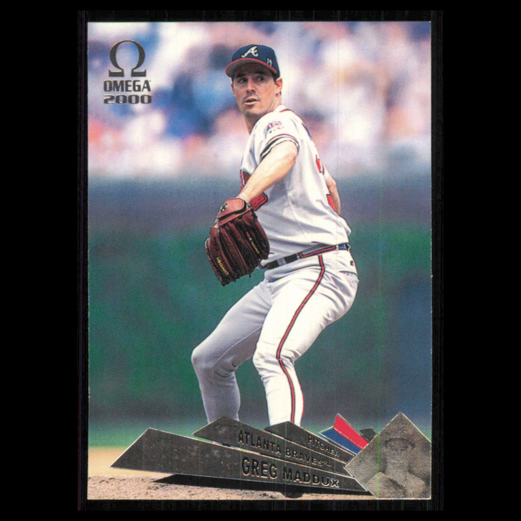 Greg Maddux #15 2000 Pacific Omega Atlanta Braves Baseball Card MLB NM