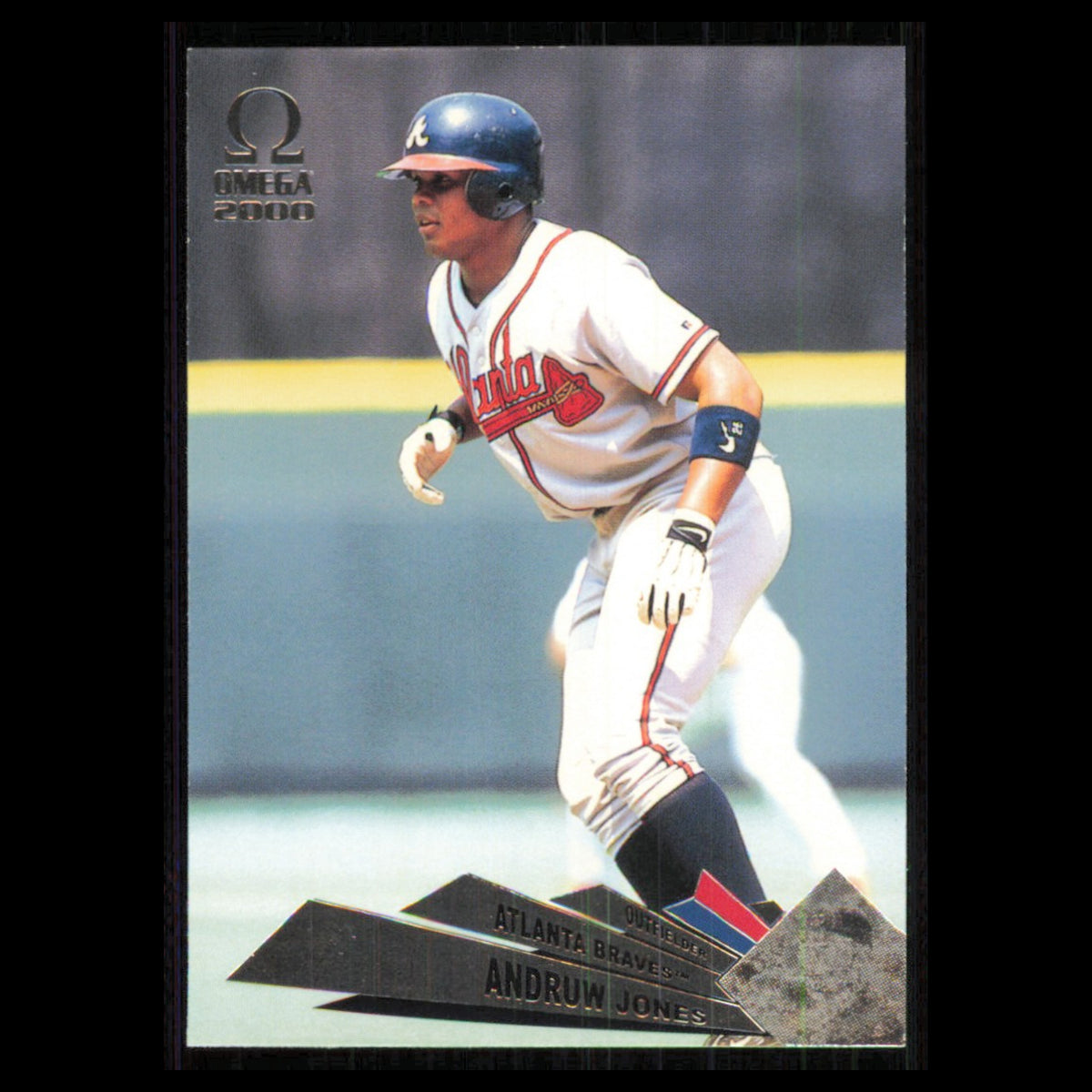 Andruw Jones #12 2000 Pacific Omega Atlanta Braves Baseball Card MLB NM