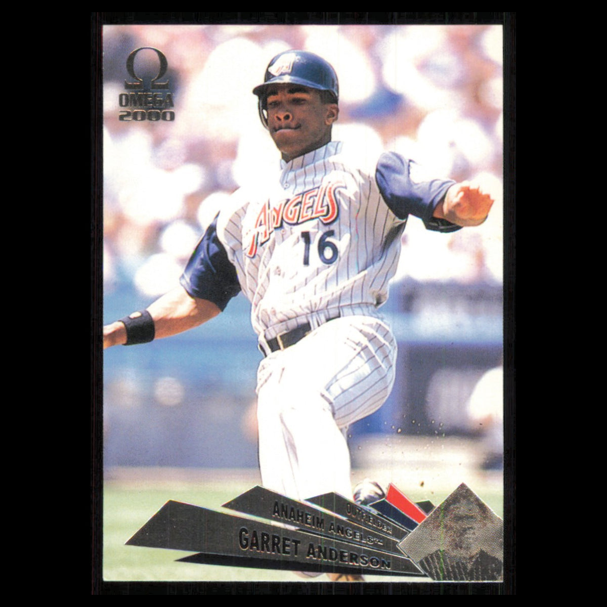 Garret Anderson #1 2000 Pacific Omega Anaheim Angels Baseball Card MLB NM
