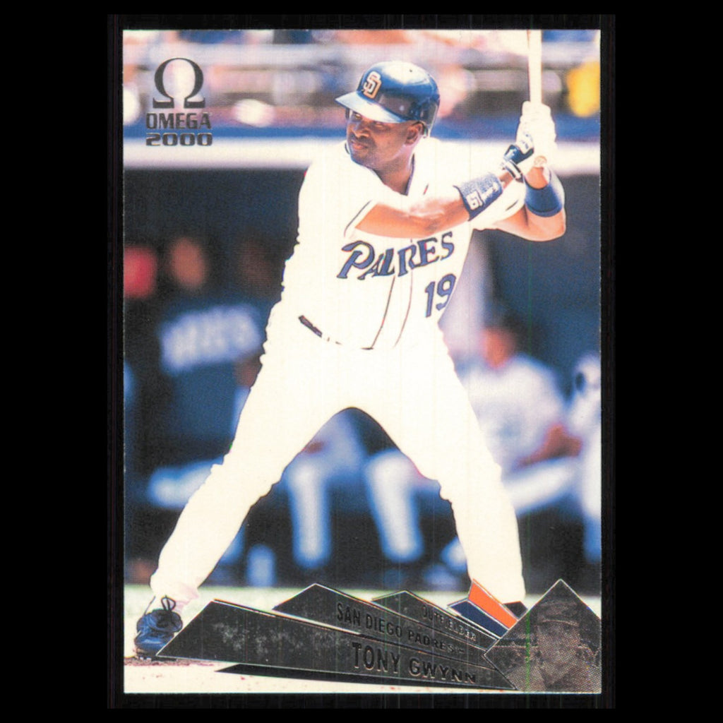 Tony Gwynn #122 2000 Pacific Omega San Diego Padres Baseball Card MLB NM