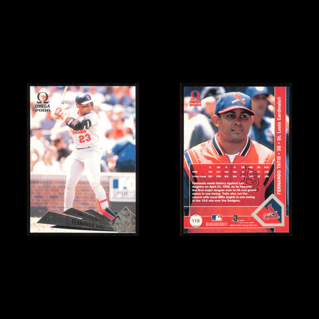 Fernando Tatis #119 2000 Pacific Omega St. Louis Cardinals Baseball Card MLB NM