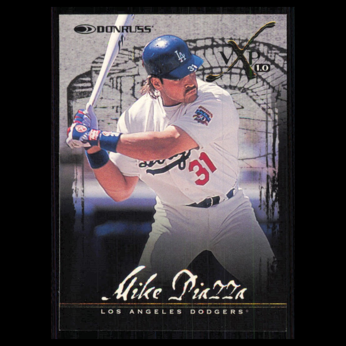 Mike Piazza #34 1997 Donruss VxP 1.0 Los Angeles Dodgers Baseball Card MLB NM