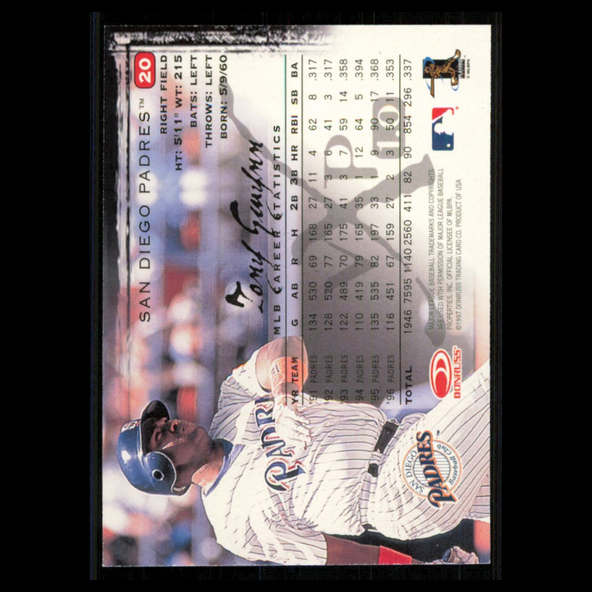 Sandy Alomar Jr. #20 1997 Donruss VxP 1.0 Cleveland Indians Baseball Card MLB NM