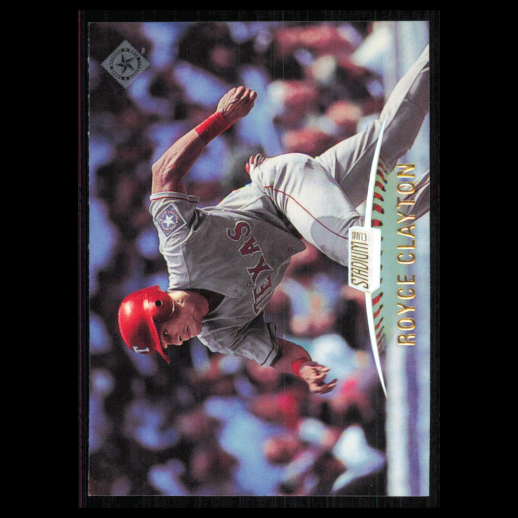 Royce Clayton #339 1999 Topps Stadium Club Texas Rangers Baseball Card MLB NM