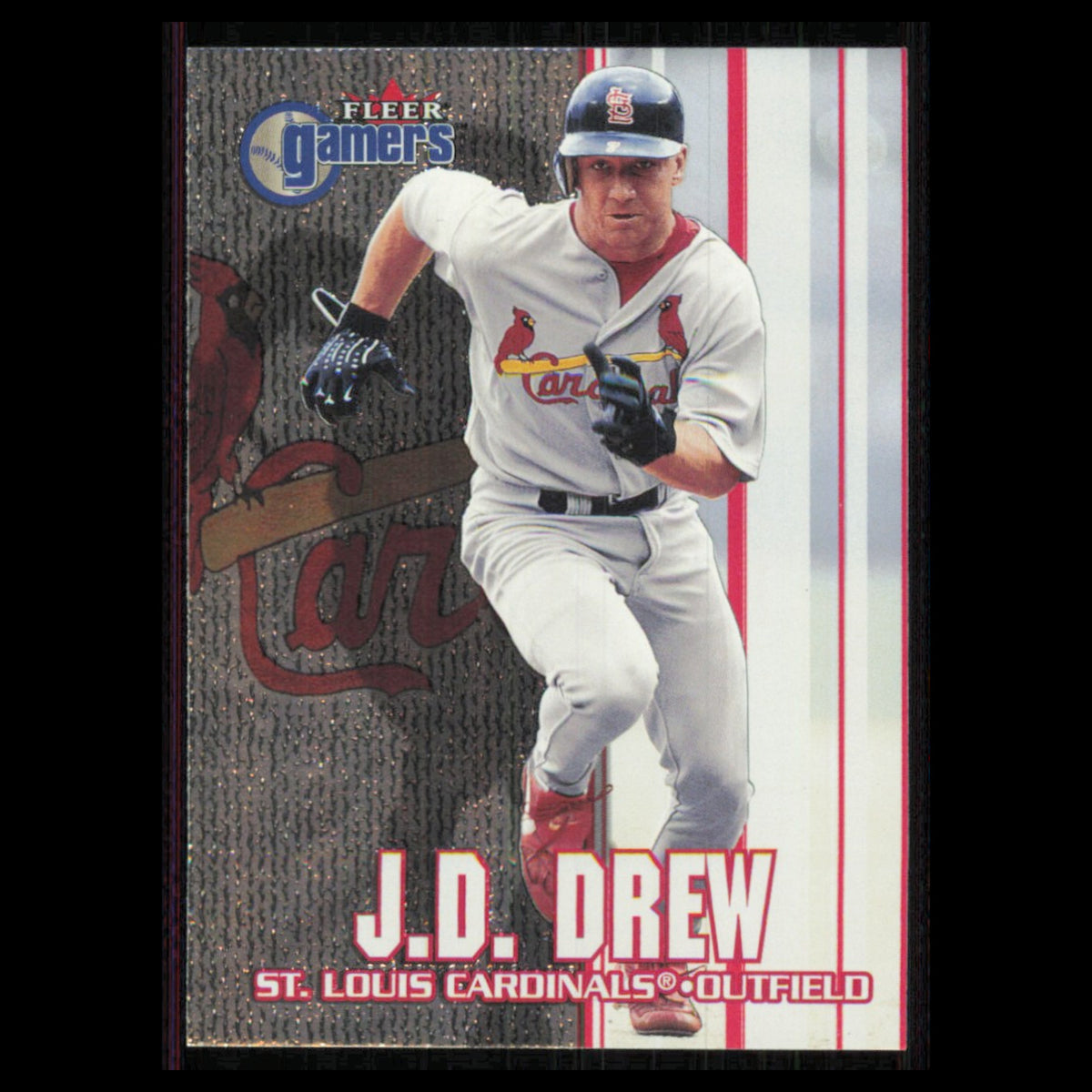 J.D. Drew #9 2000 Fleer Gamers St. Louis Cardinals Baseball Card MLB NM