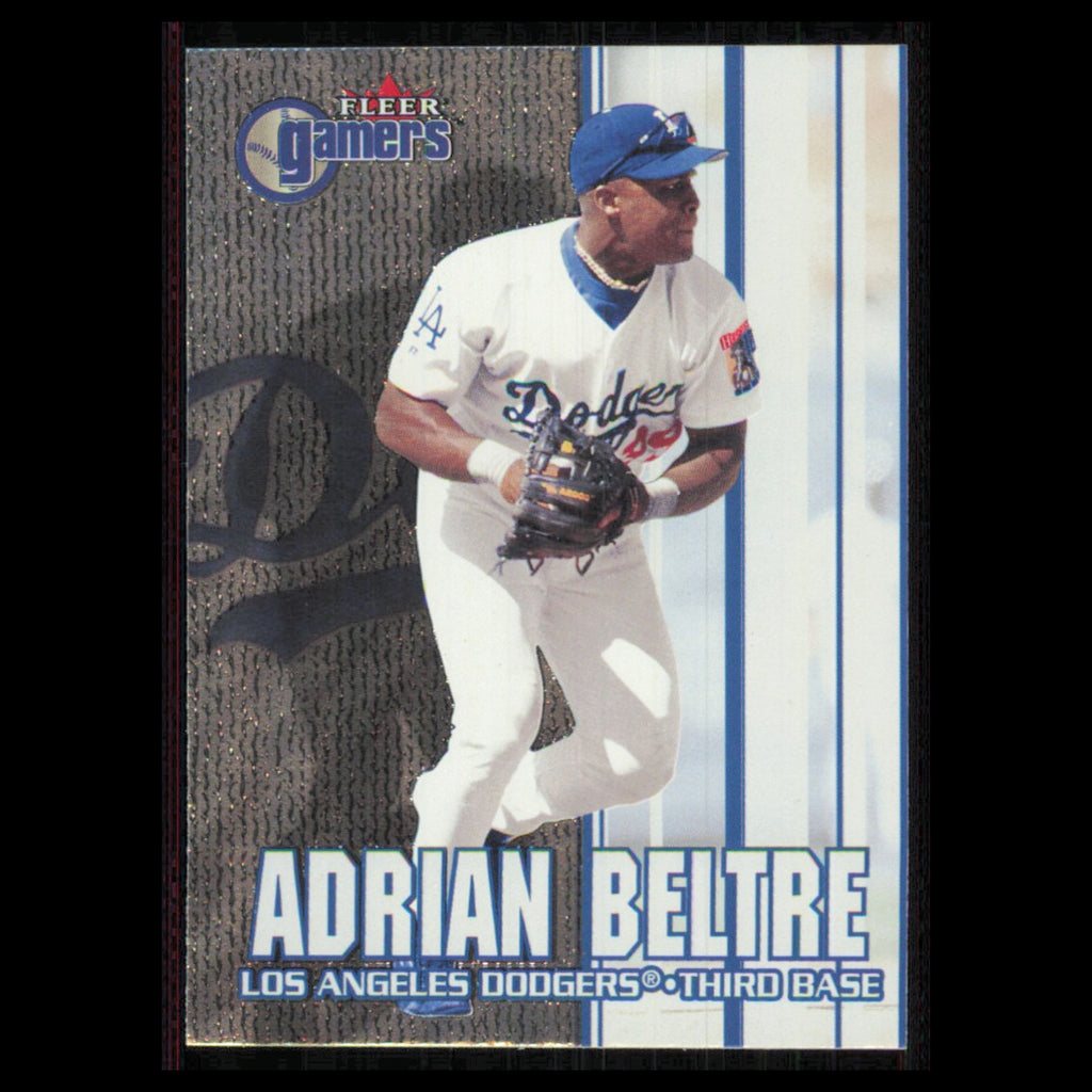 Adrian Beltre #81 2000 Fleer Gamers Los Angeles Dodgers Baseball Card MLB NM