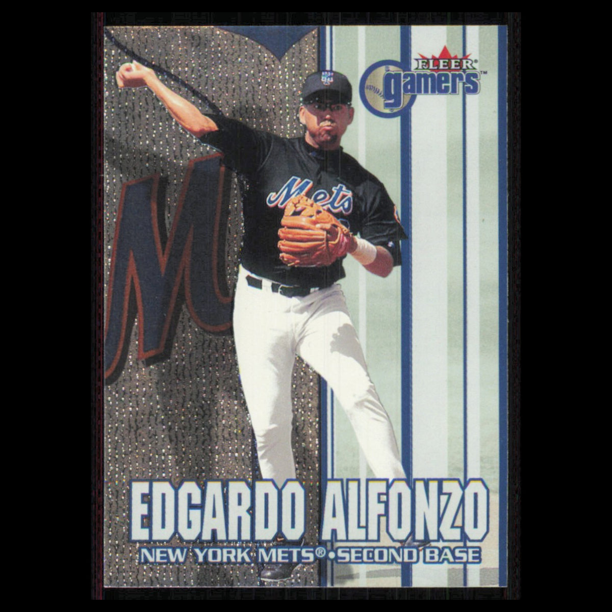 Edgardo Alfonzo #86 2000 Fleer Gamers New York Mets Baseball Card MLB NM