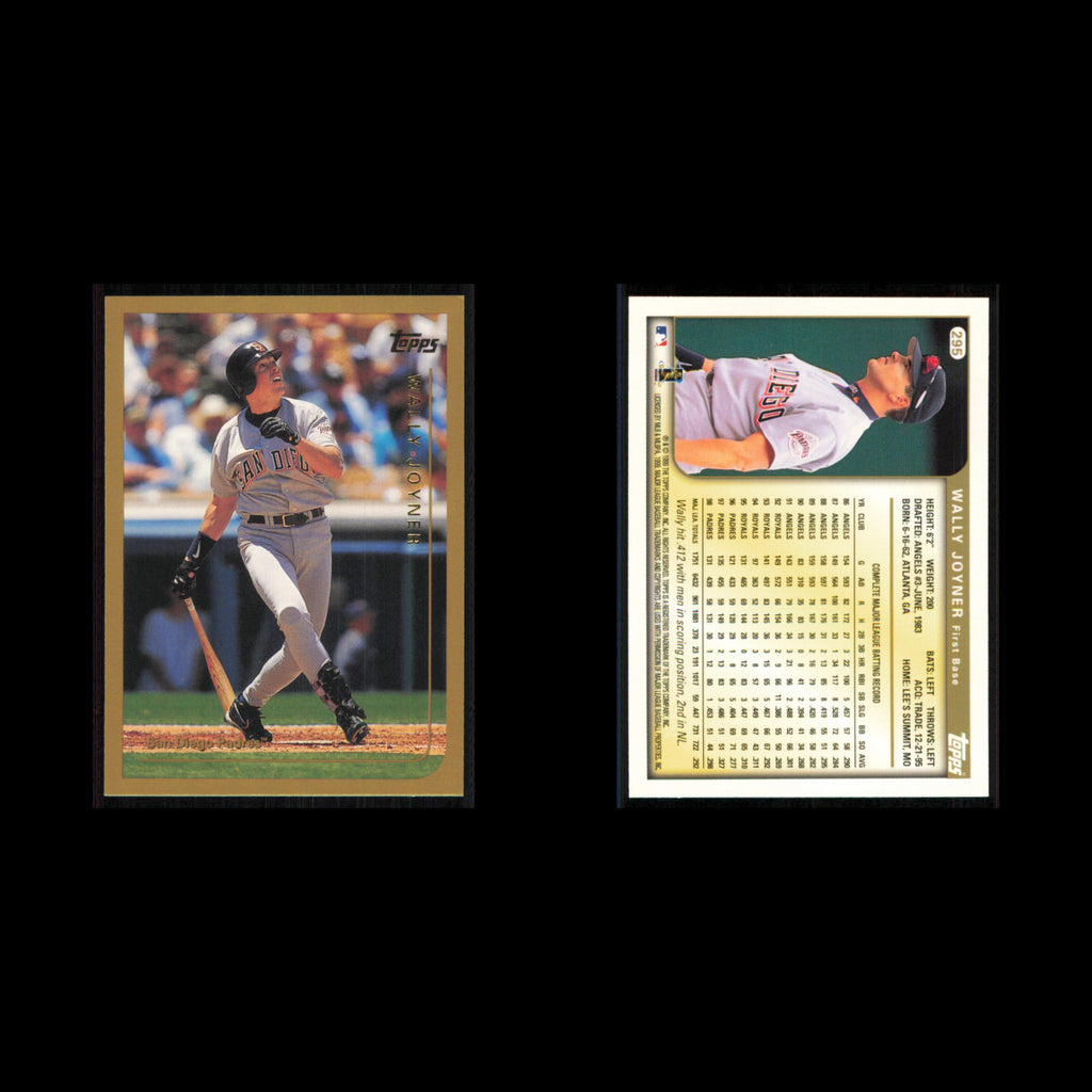 Wally Joyner #295 1999 Topps San Diego Padres Baseball Card MLB NM