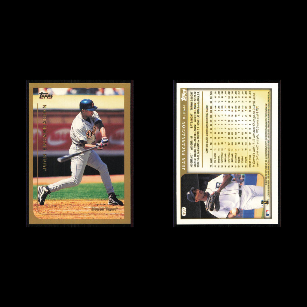 Juan Encarnacion #397 1999 Topps Detroit Tigers Baseball Card MLB NM