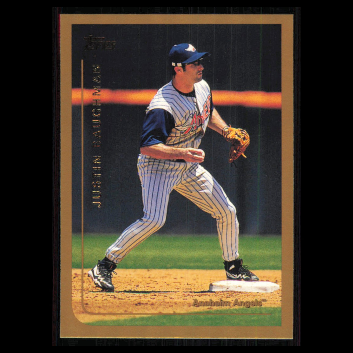 Justin Baughman #414 1999 Topps Anaheim Angels Baseball Card MLB NM