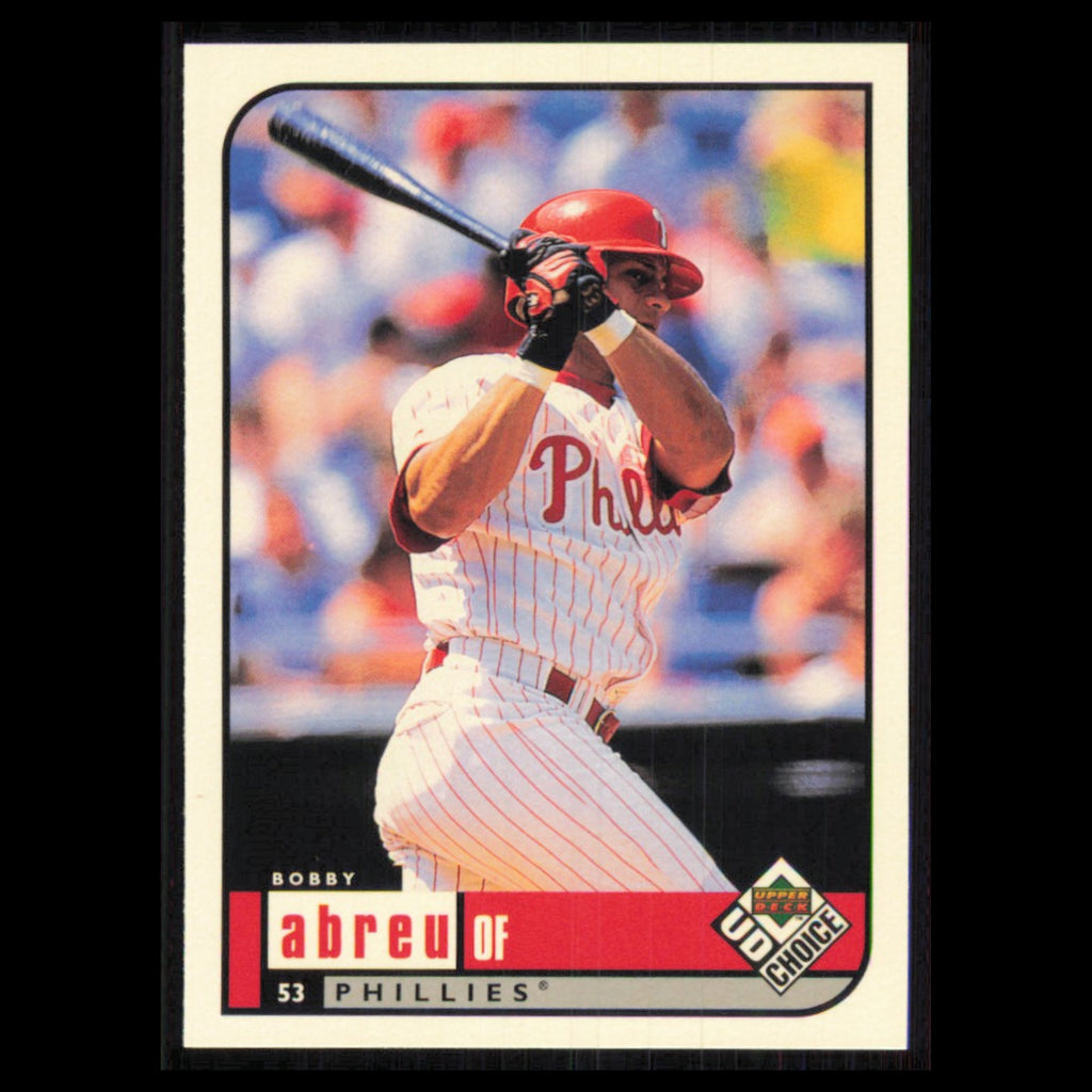 Bobby Abreu #126 1999 Upper Deck Choice Philadelphia Phillies Baseball Card MLB
