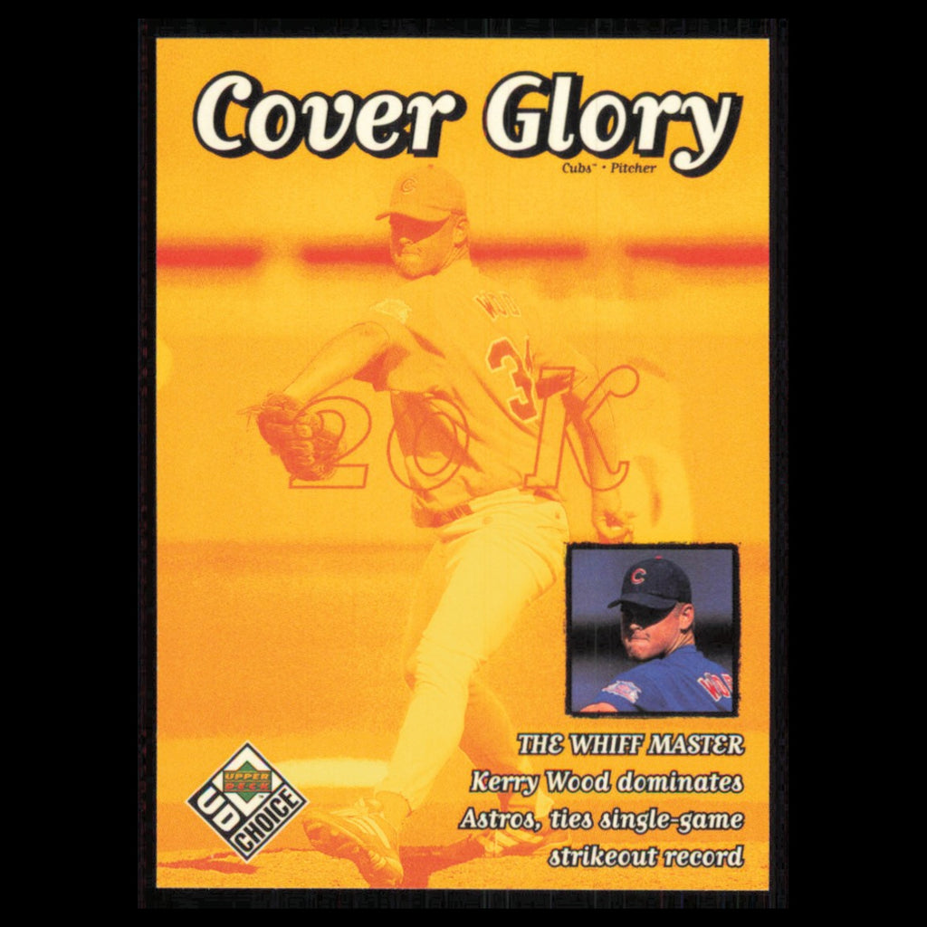 Kerry Wood #29 1999 Upper Deck Choice Chicago Cubs Baseball Card MLB NM