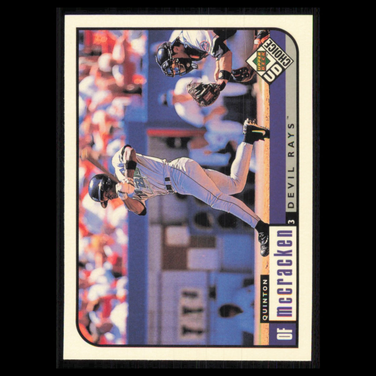 Quinton McCracken #148 1999 Upper Deck Choice Tampa Bay Devil Rays Baseball Card
