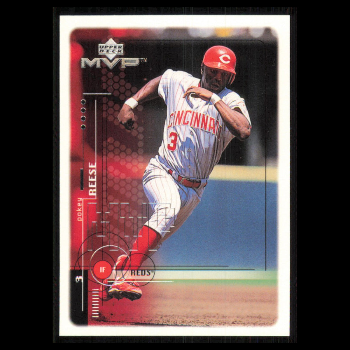 Pokey Reese #58 1999 Upper Deck MVP Cincinnati Reds Baseball Card MLB NM