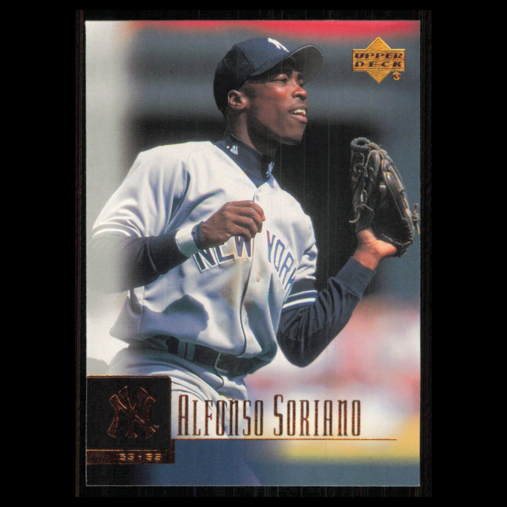 Alfonso Soriano #146 2001 Upper Deck New York Yankees Baseball Card MLB NM