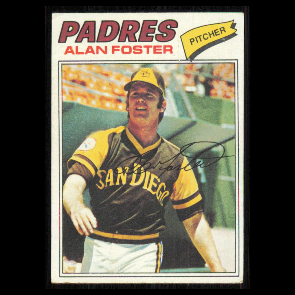Alan Foster #108 1977 Topps San Diego Padres Baseball Card MLB NM