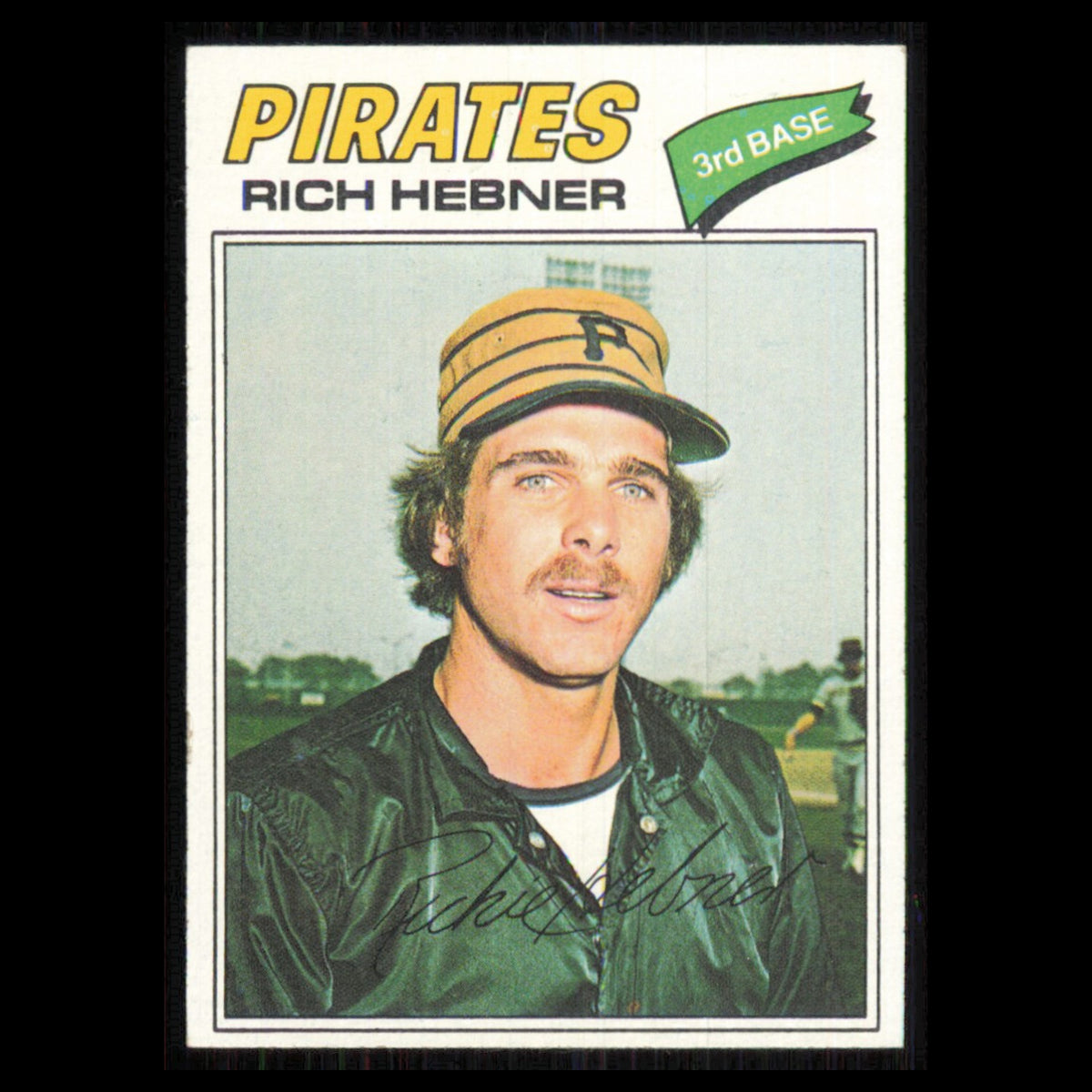 Rich Hebner #167 1977 Topps Pittsburgh Pirates Baseball Card MLB NM