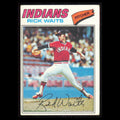 Rick Waits #306 1977 Topps Cleveland Indians Baseball Card MLB NM
