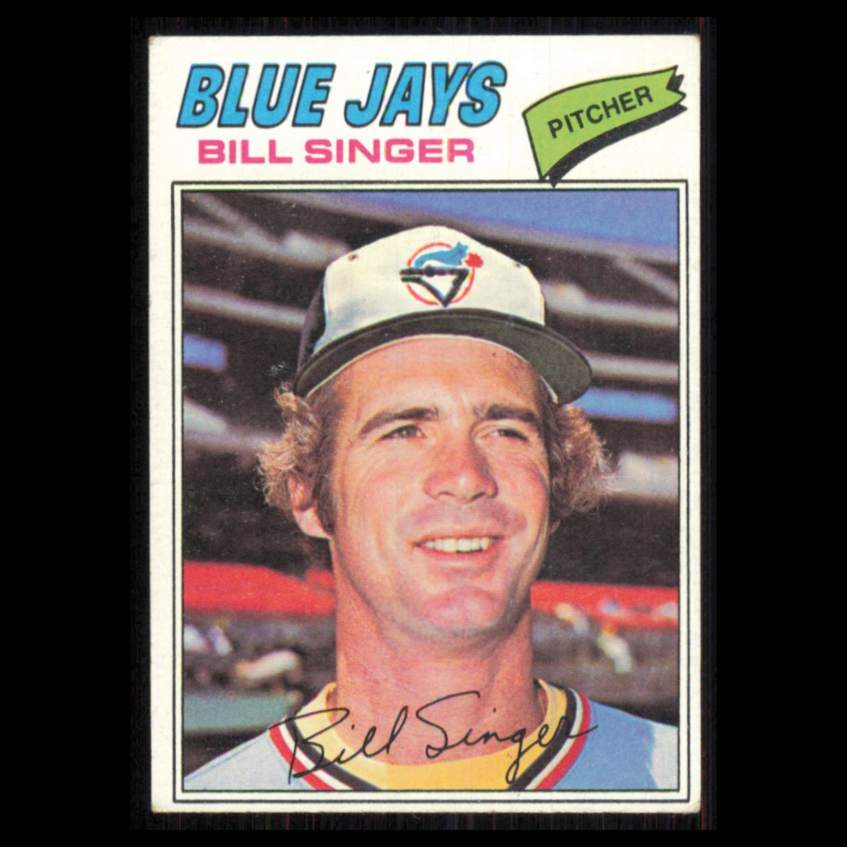 Bill Singer #346 1977 Topps Toronto Blue Jays Baseball Card MLB NM