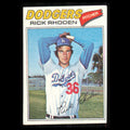 Rick Rhoden #245 1977 Topps Los Angeles Dodgers Baseball Card MLB NM