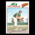Paul Lindblad #583 1977 Topps Oakland Athletics Baseball Card MLB NM