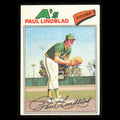 Paul Lindblad #583 1977 Topps Oakland Athletics Baseball Card MLB NM