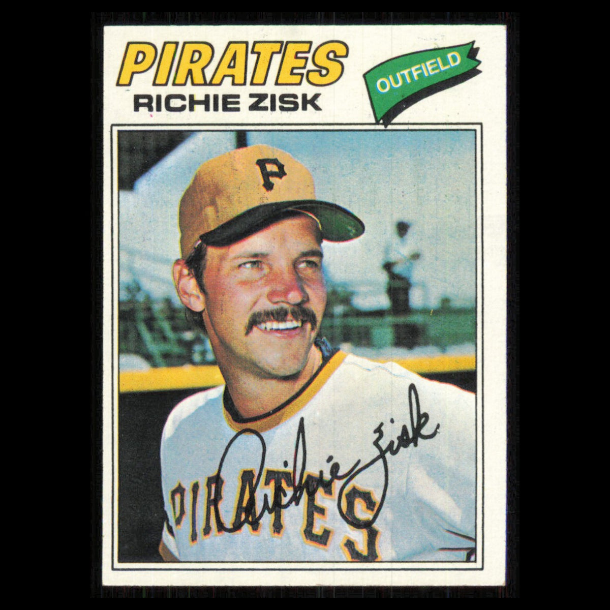 Richie Zisk #483 1977 Topps Pittsburgh Pirates Baseball Card MLB NM