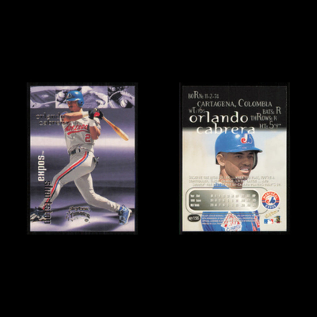 Orlando Cabrera #156 1999 SkyBox Thunder Montreal Expos Baseball Card MLB NM