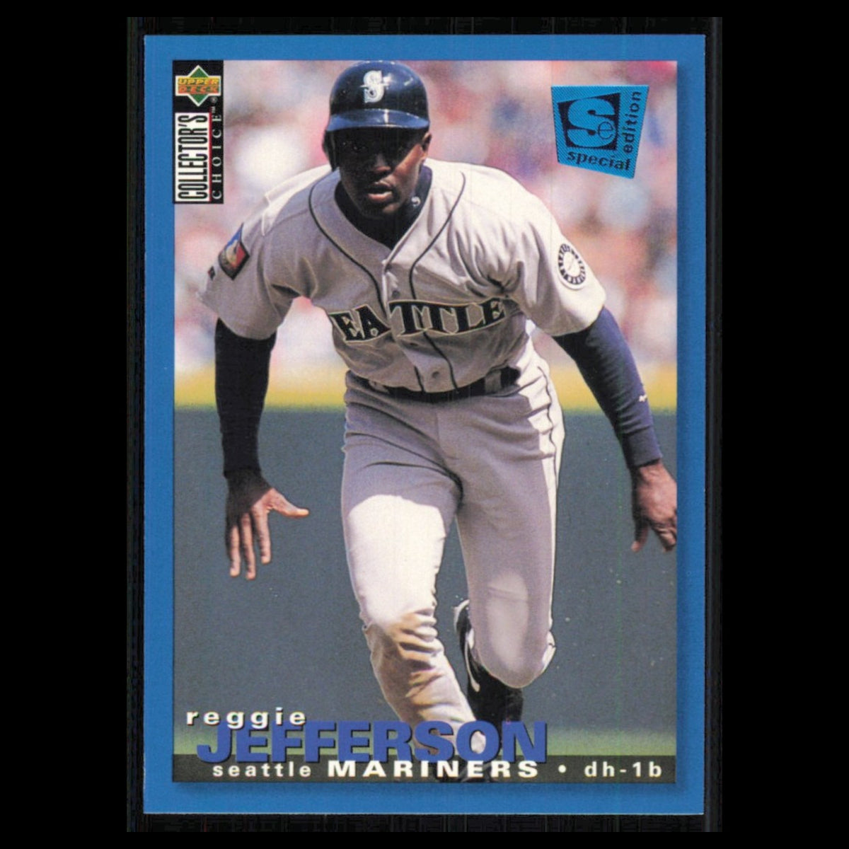 Reggie Jefferson #128 1995 Collectors Choice SE Seattle Mariners Baseball Card