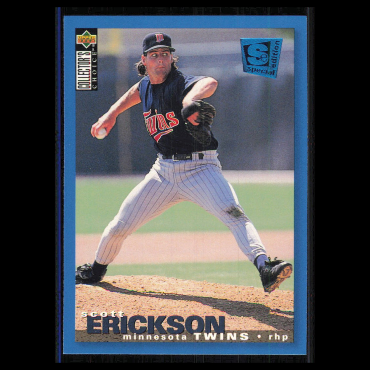 Scott Erickson #225 1995 Collectors Choice SE Minnesota Twins Baseball Card MLB