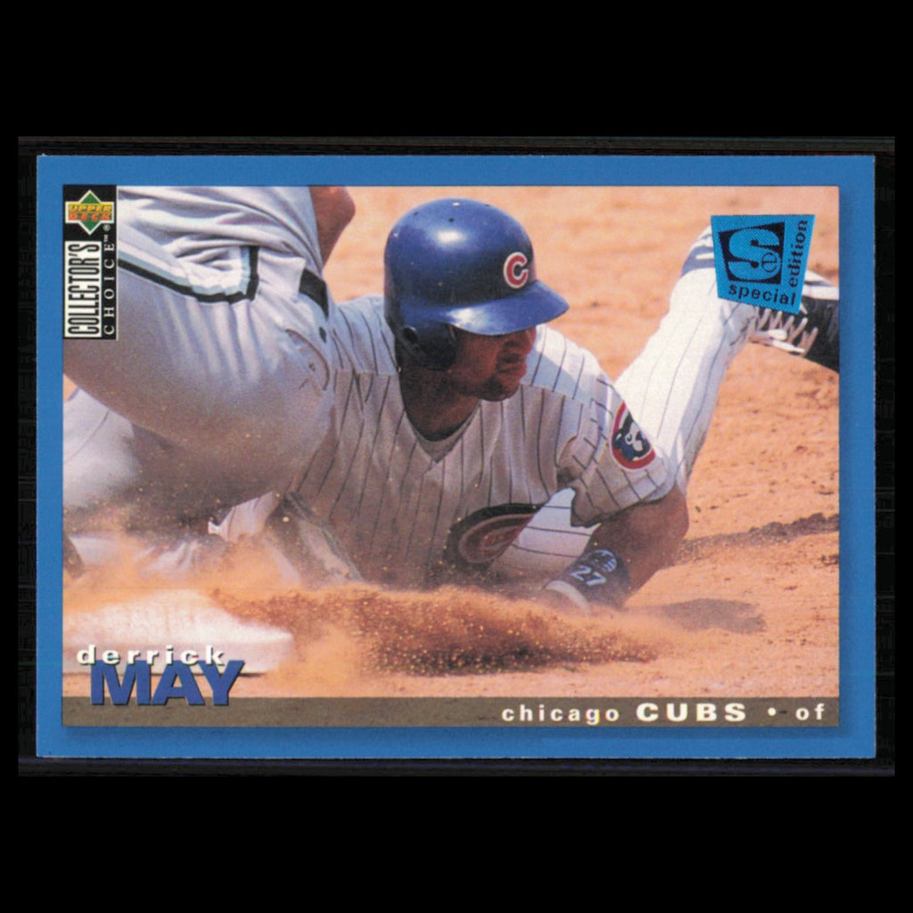Derrick May #84 1995 Collectors Choice SE Chicago Cubs Baseball Card MLB NM